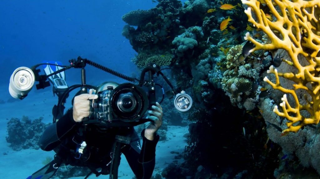 équipement photos sous-marines