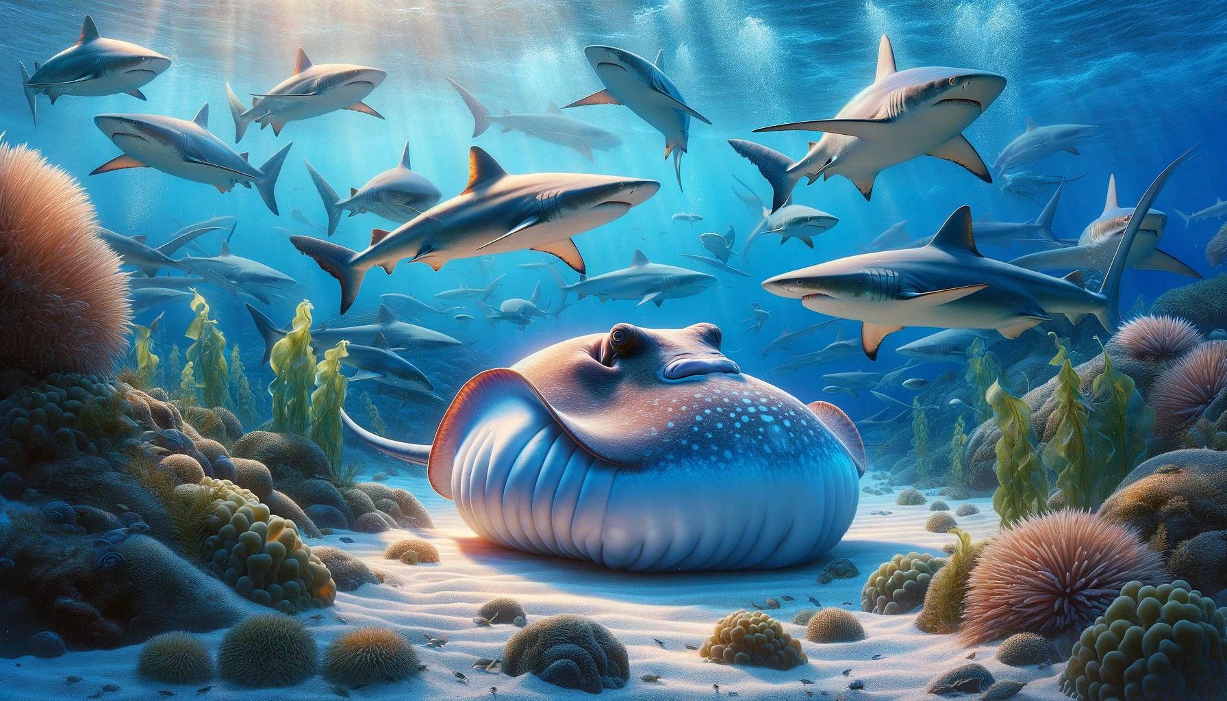Nature insolite : la reproduction croisée entre raie et requin examinée.